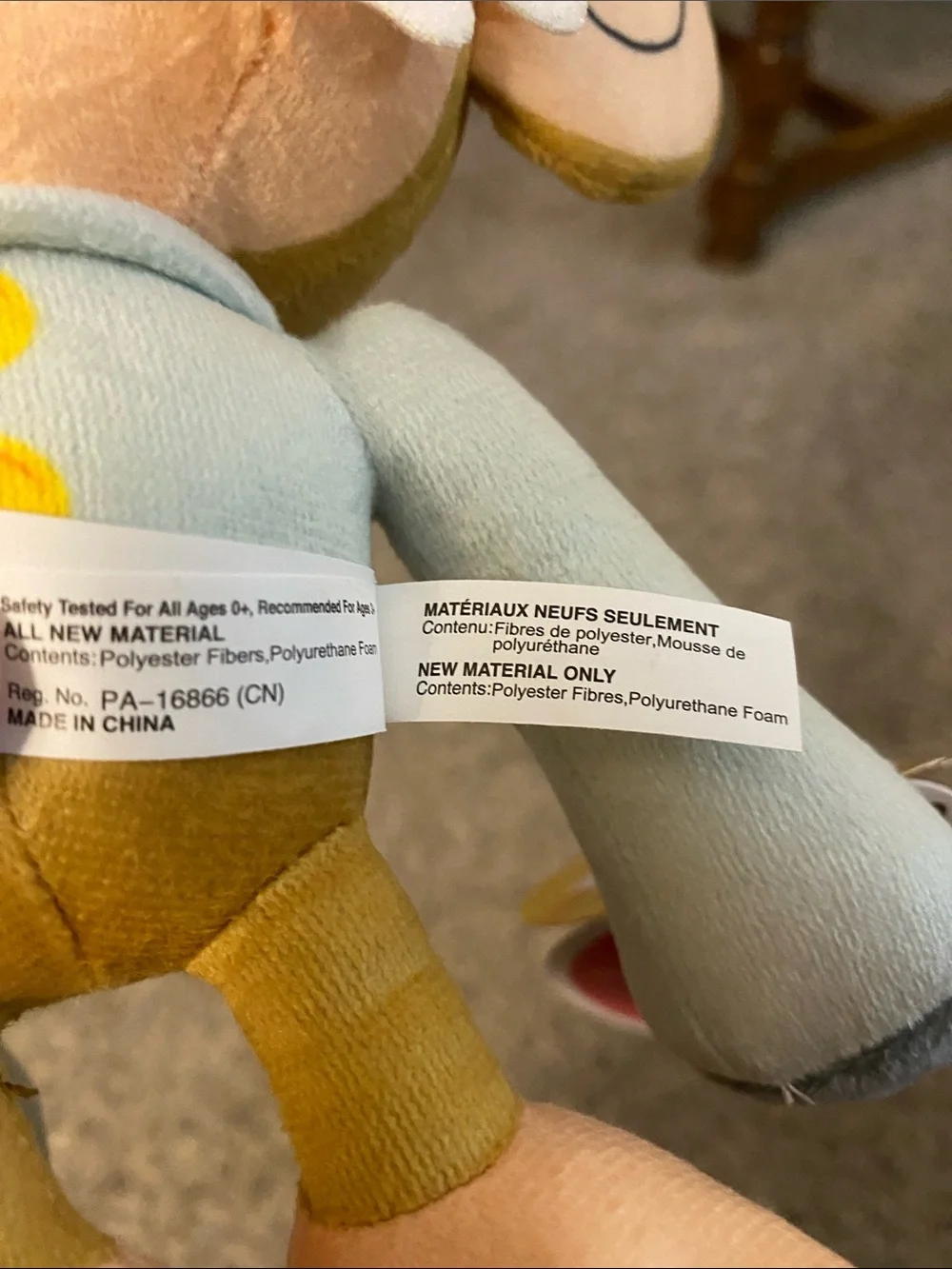 Sega Toy Factory Super Monkey Ball Doctor Plush Stuffed Animal Toy.